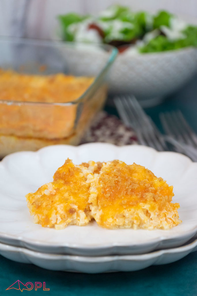 Low-Carb Cauliflower Mac & Cheese Casserole