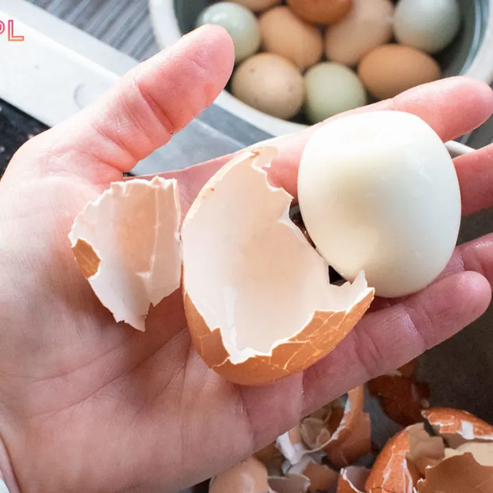 Easy Peel Hard Boiled Eggs