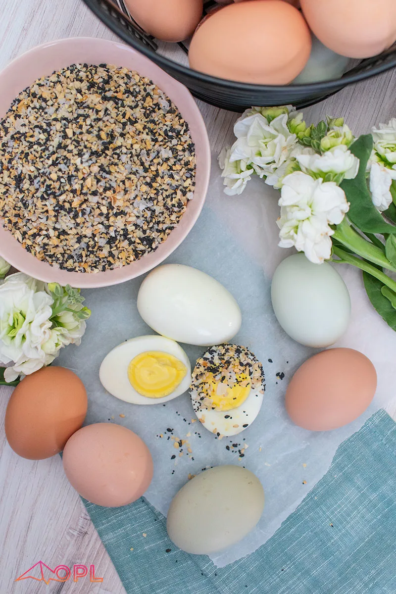 Everything Bagel Hard Boiled Eggs