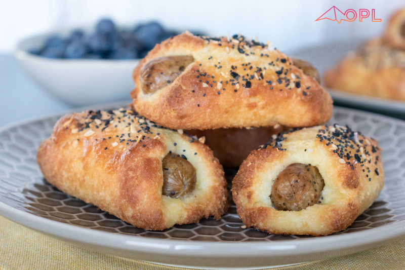 Keto Pigs in a Blanket w/ Fathead Dough & Everything Bagel Seasoning