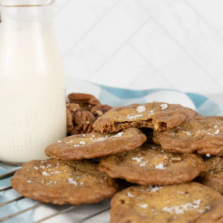 Gluten-Free Brown Butter Pecan Cookies