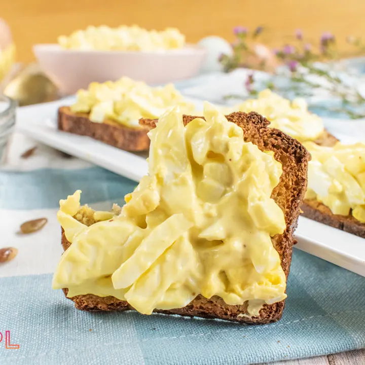 Low Carb Egg Salad Toast