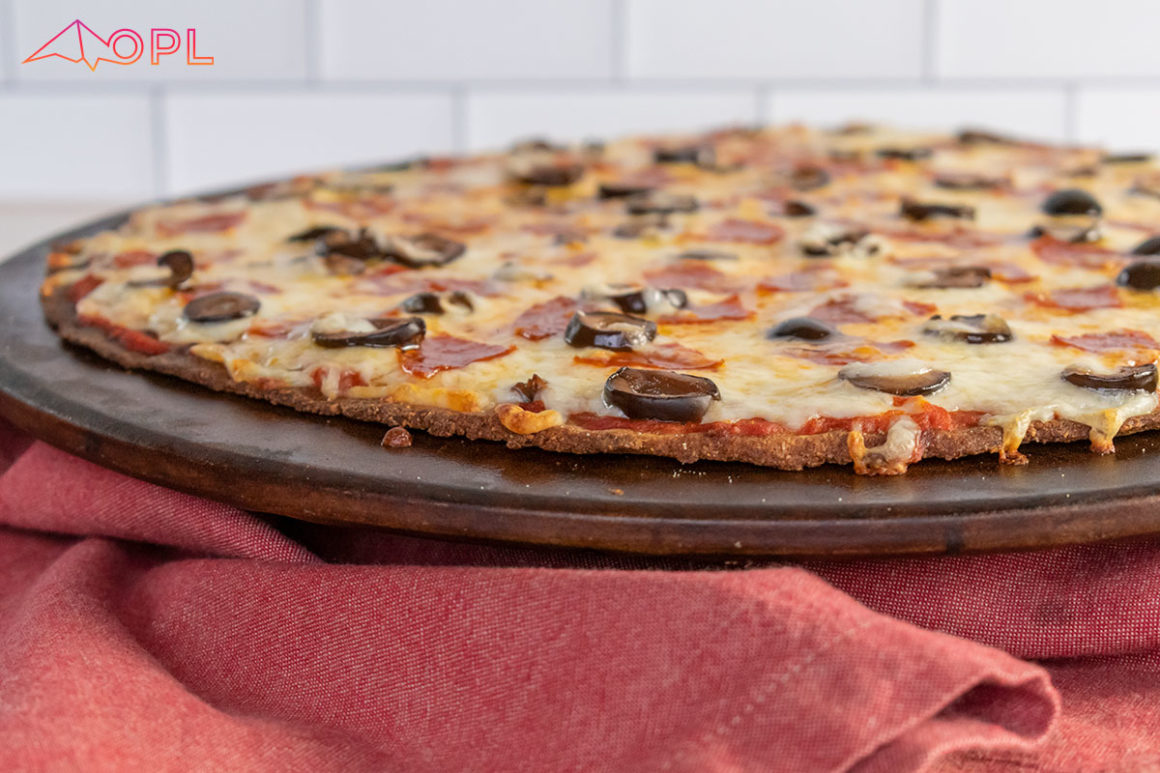 Dairy Free Keto Thin Crust Pizza (easy to make Keto pizza crust)