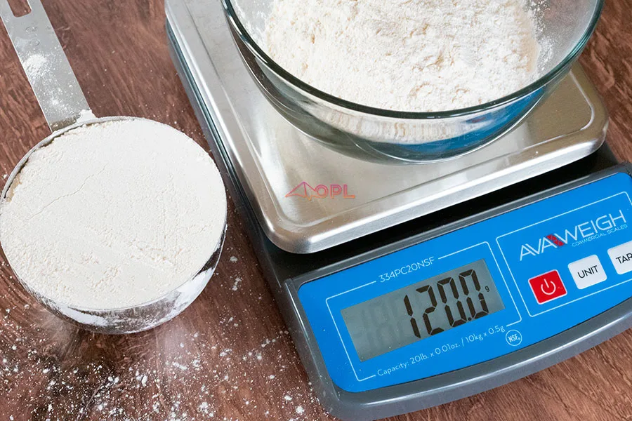 Cassava Flour Weight (Baking Measurement)