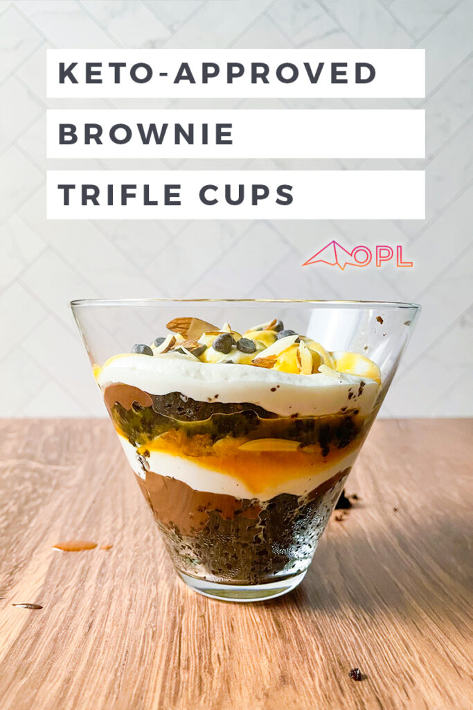 Keto Brownie Trifle Cups