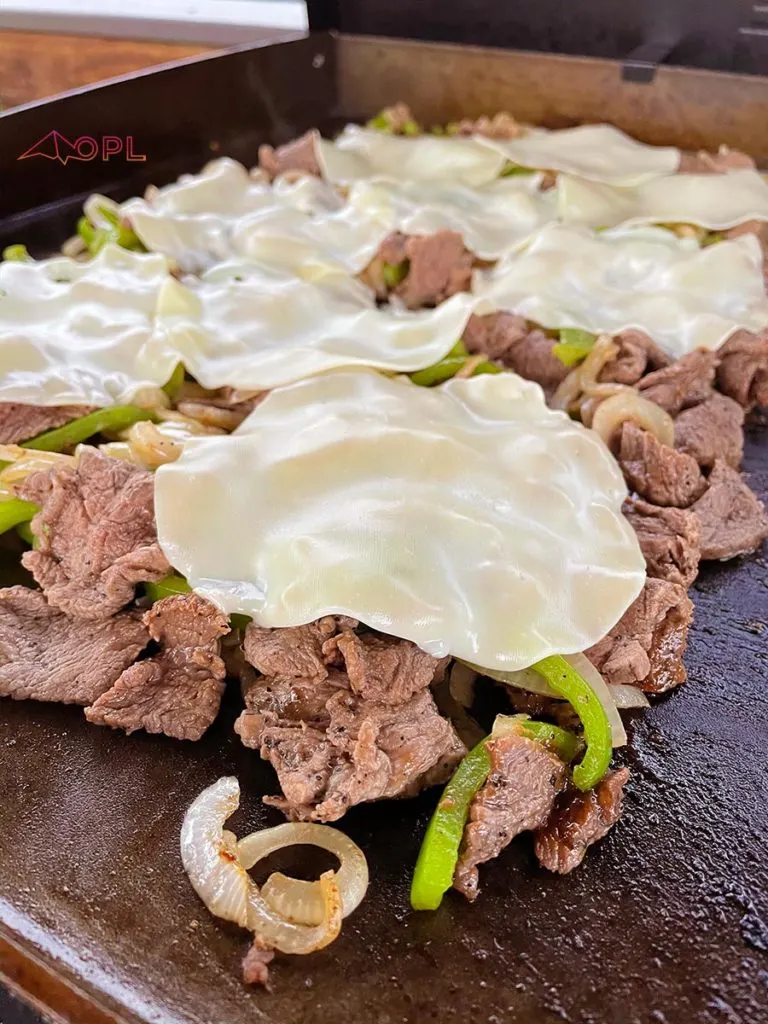 Keto Blackstone Cheesesteaks