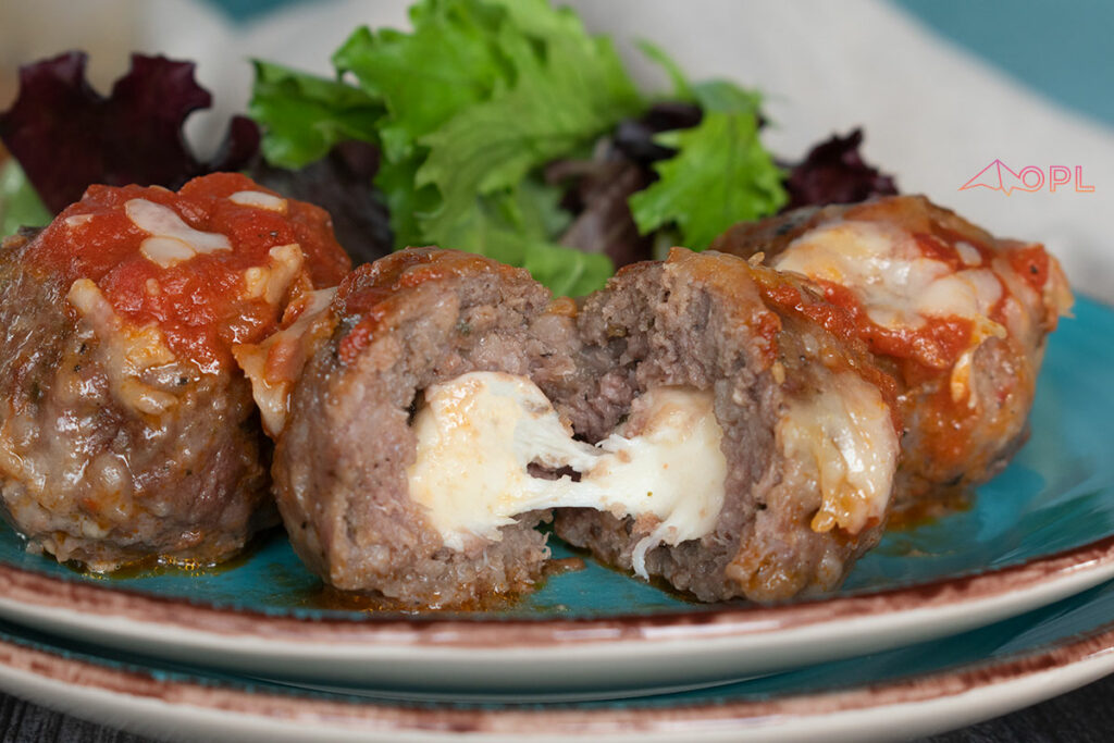 Stuffed Italian Meatballs