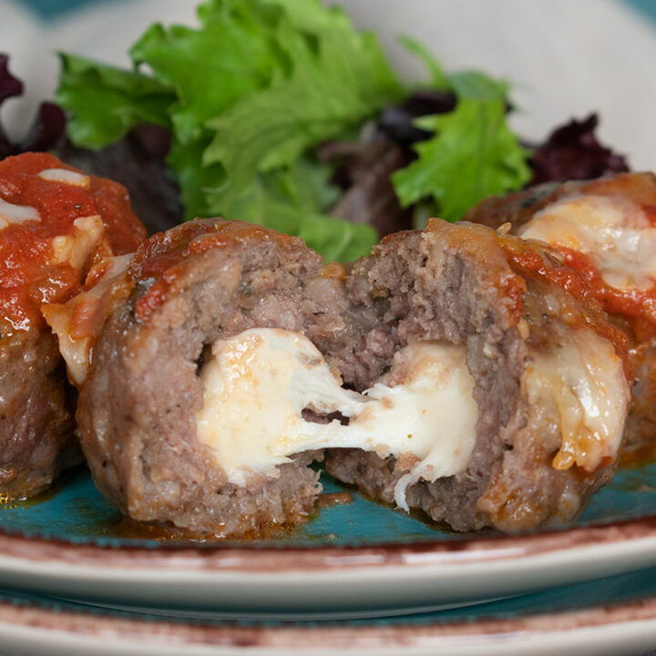 Stuffed Italian Meatballs