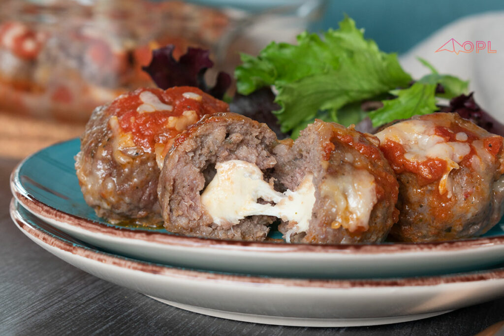 Stuffed Italian Meatballs