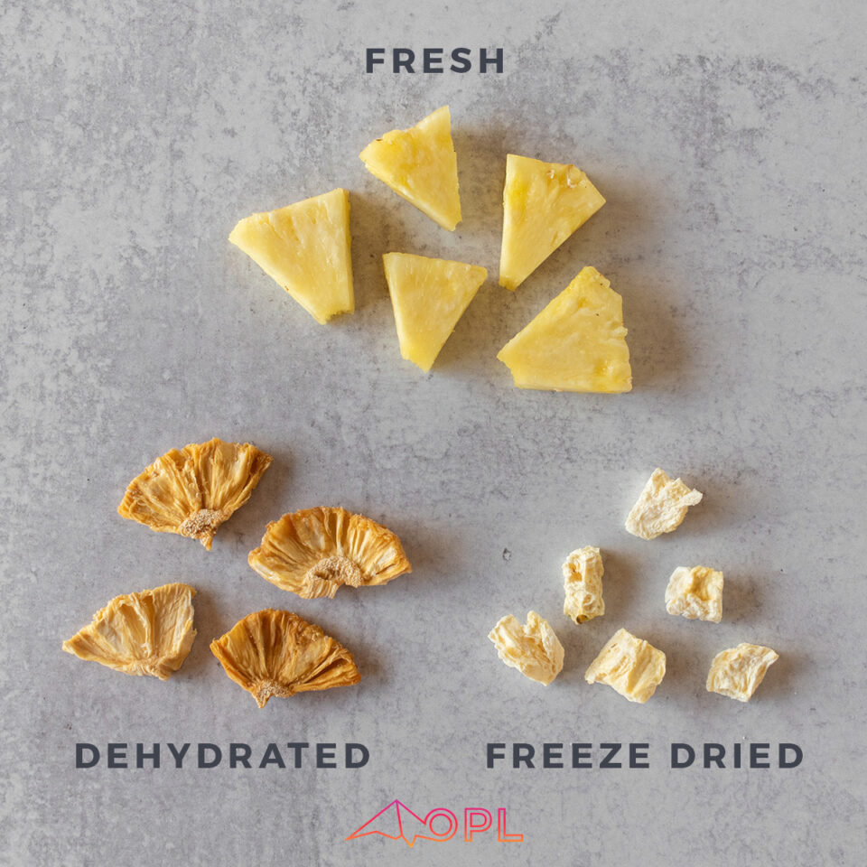 Freeze Dried vs. Dehydrated What's the best method for food storage?