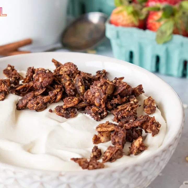 Low-Carb Chocolate Cinnamon Granola