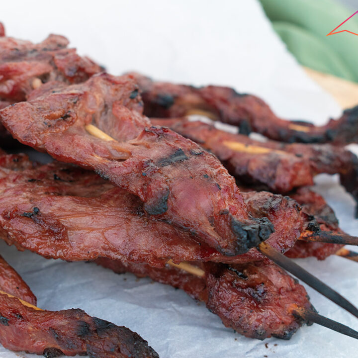 Smoked Skirt Steak Skewers