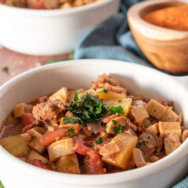 Triple Meat Stew {paleo & Whole30}