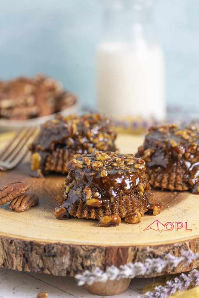 Pecan Upside Down Mini Cakes