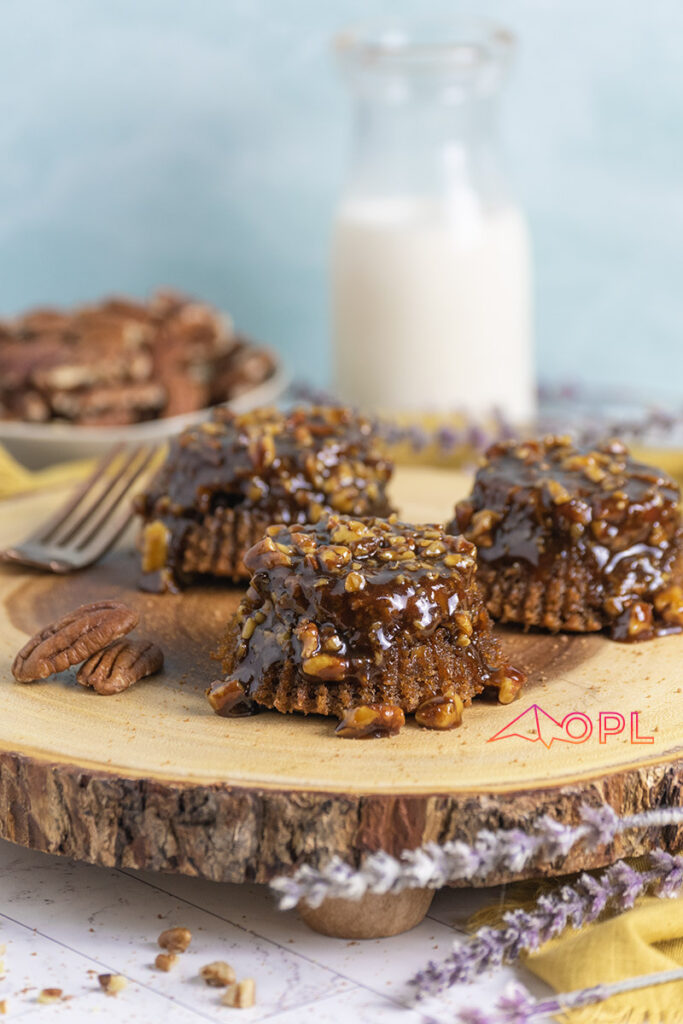 Pecan Upside Down Mini Cakes