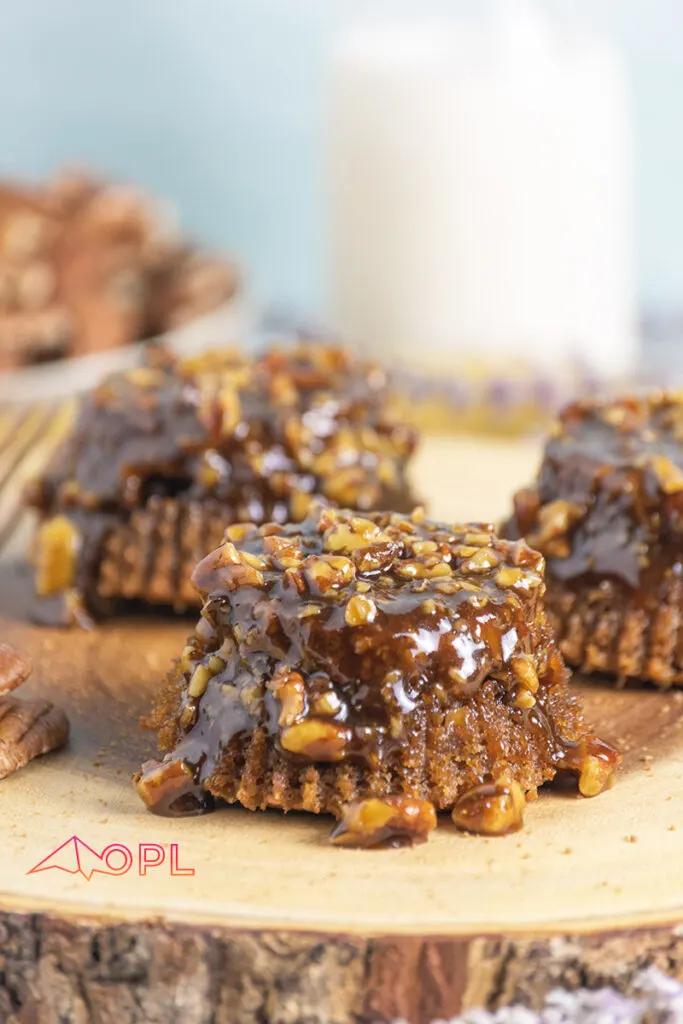 Gluten Free Upside Down Pecan Pie Cupcakes