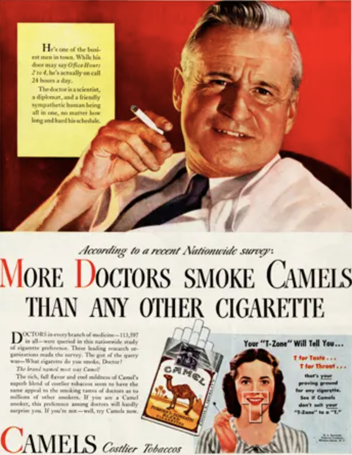 1950s Cigarette Ad