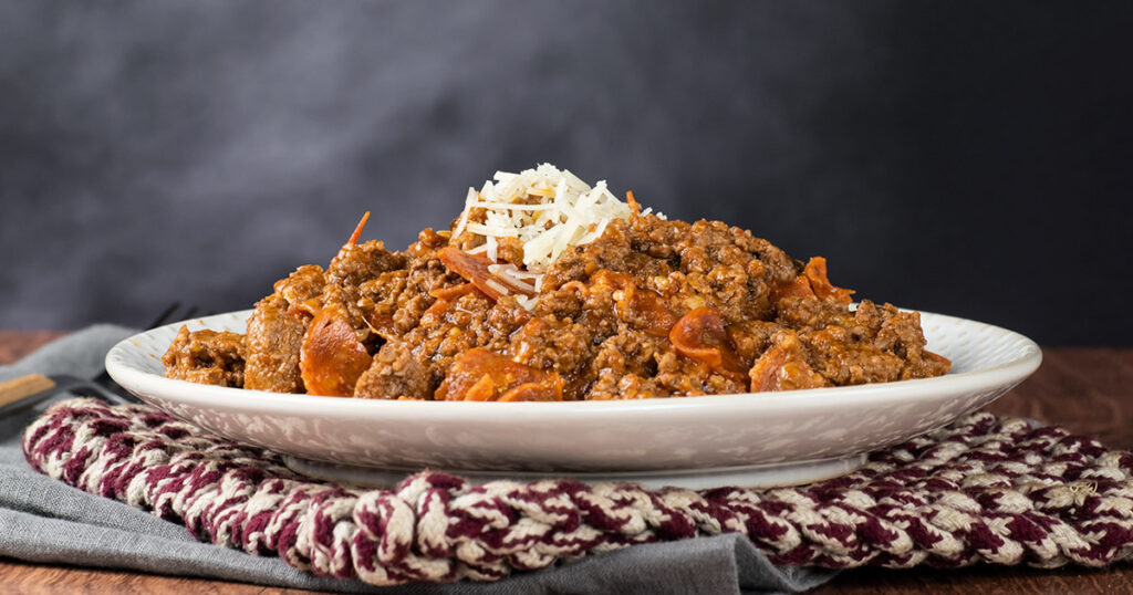 Beefy Marinara Bowl Incredibly easy Lazy Keto Meal