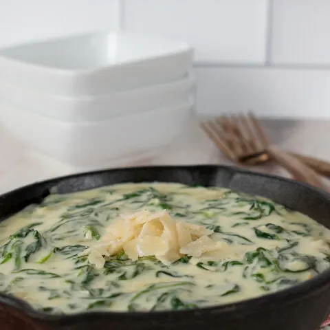 Creamed Spinach Keto Side