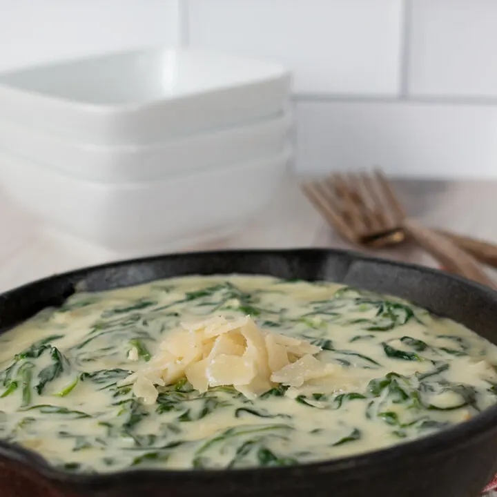 Creamed Spinach Keto Side