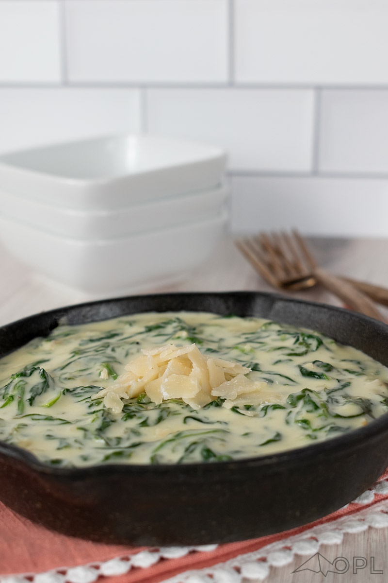 Creamed Spinach Keto Side