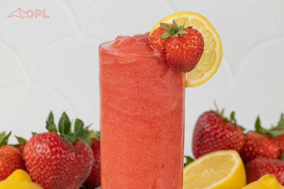 Strawberry Blast Electrolyte Slush (Paleo & Low(ish) Carb)