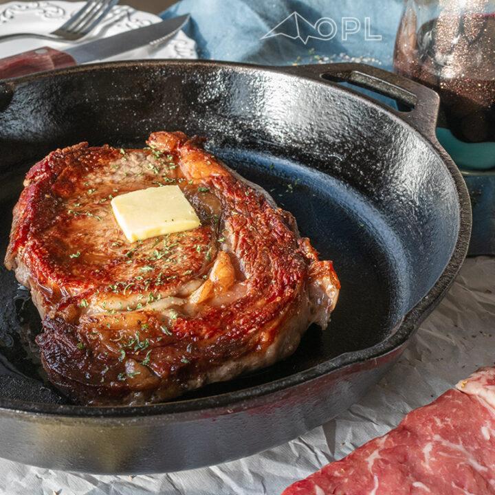 Cast Iron Steak Tips