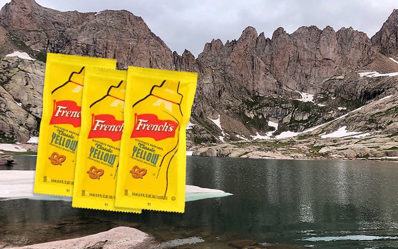 Mustard Packets for Keto Camping