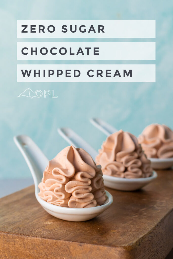 Zero Sugar Chocolate Whipped Cream