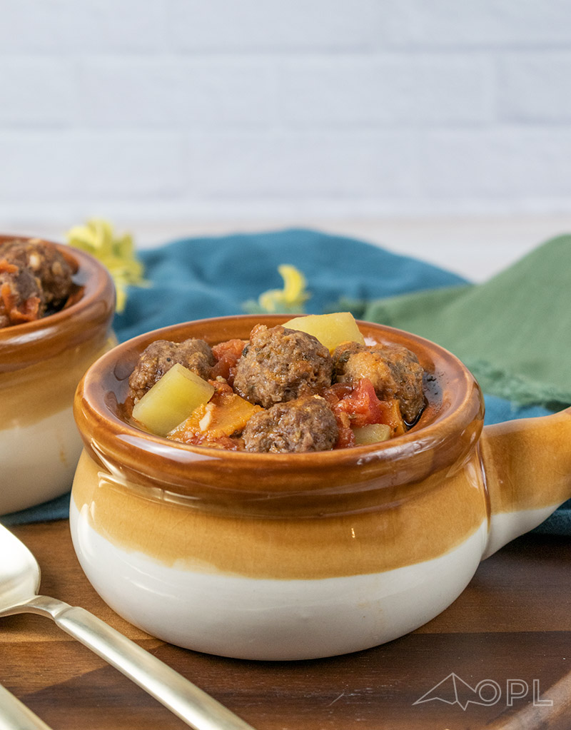 Gluten Free Italian Meatball Stew