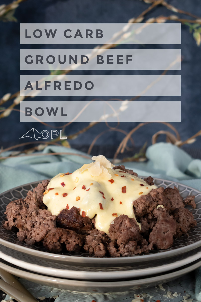 Ground Beef Alfredo (Keto Approved Recipe)