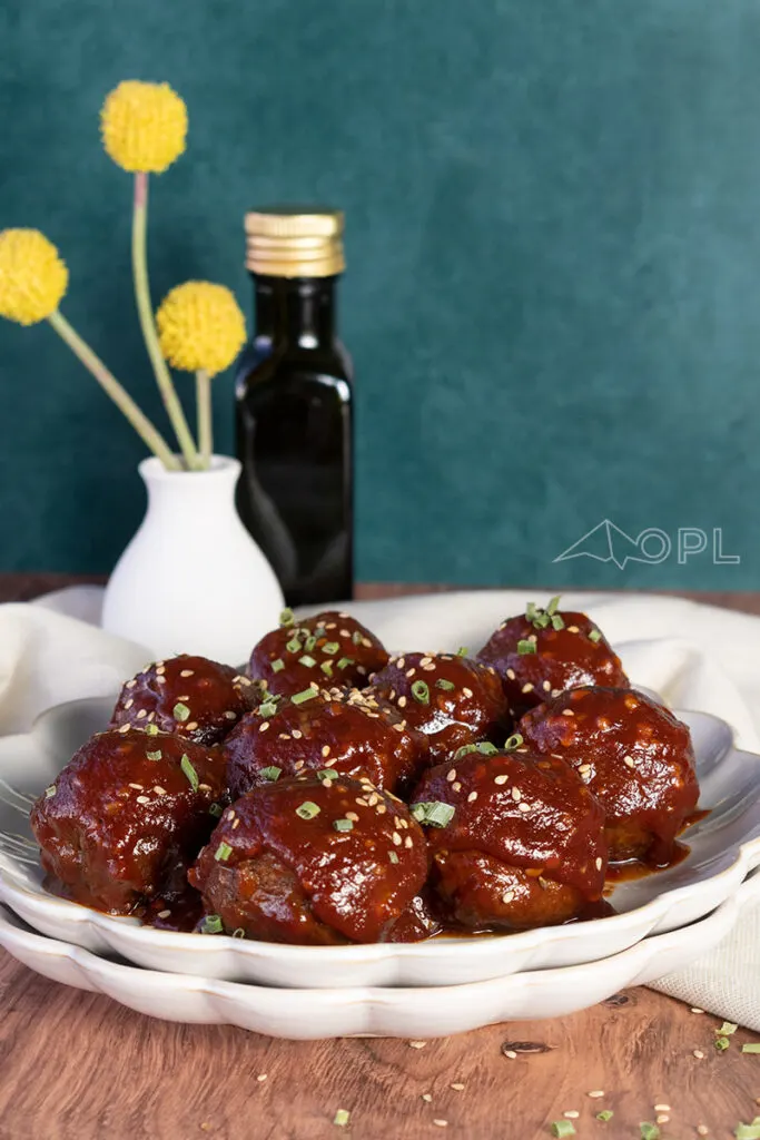 Paleo Glazed Honey Garlic Meatballs Recipe