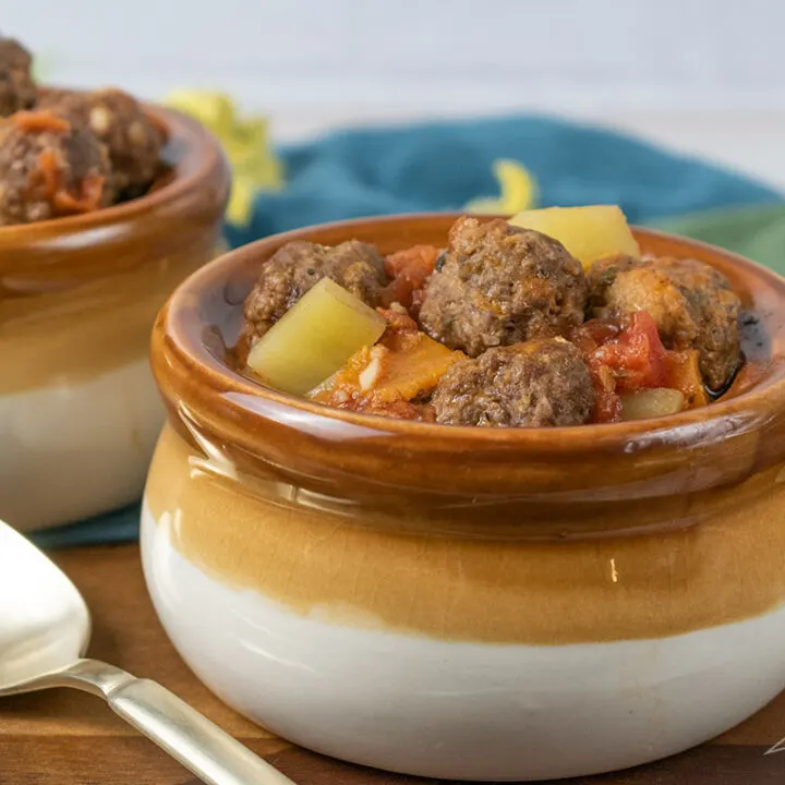 Gluten-Free Italian Meatball Stew