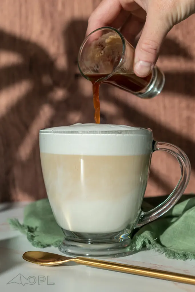 espresso over the top Caramel Macchiato