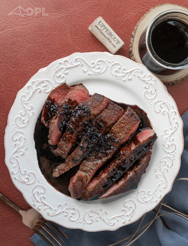 Balsamic Red Wine Steak Sauce (Keto, Paleo) 10 min Easy Recipe