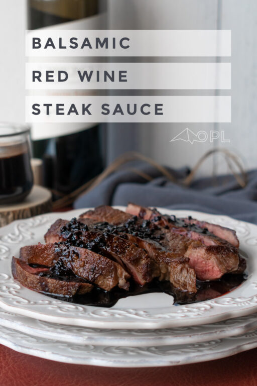 Balsamic Red Wine Steak Sauce (Keto, Paleo) 10 min Easy Recipe