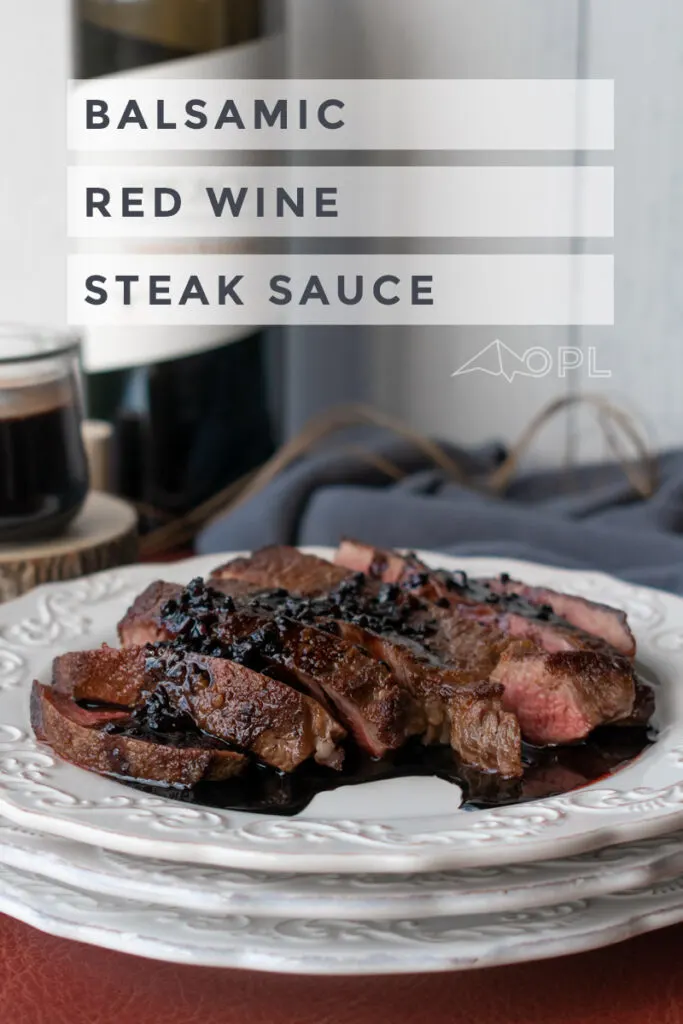Balsamic Red Wine Steak Sauce (Keto & Paleo Approved)