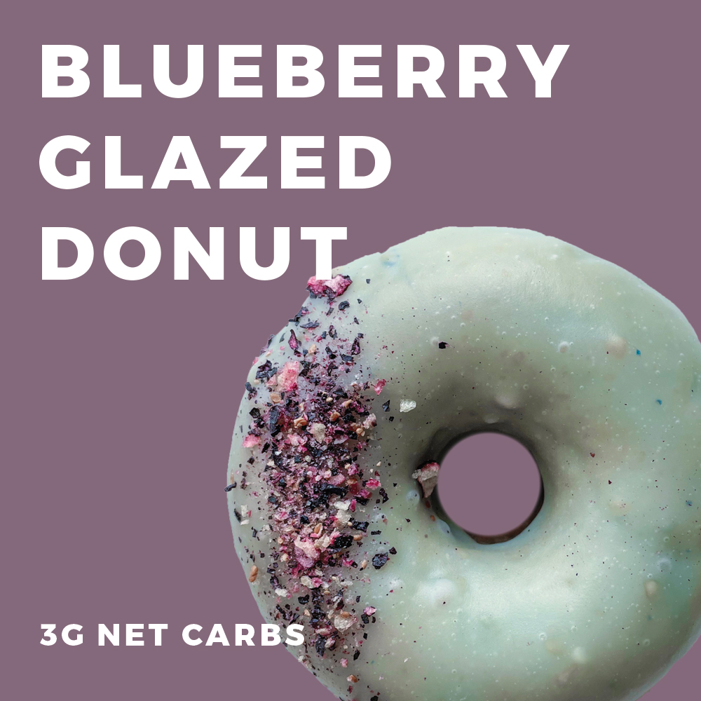 Blueberry Glazed Donut