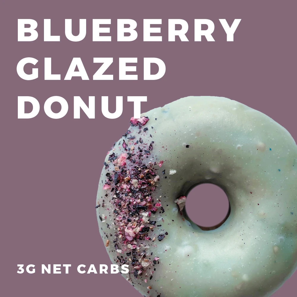 Blueberry Glazed Donut