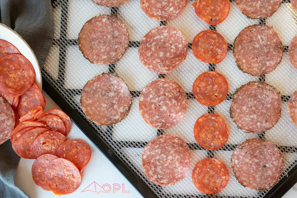 Meat Chips Ready To Dehydrate